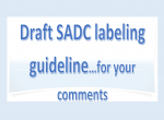 Draft SADC Variations Guidelines